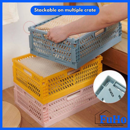🇸🇬READY STOCK🇸🇬 FuHo Mini Plastic Storage Box | Industrial Crate | Storge Box | Storeroom Box | IKEA Box | (HL0255)