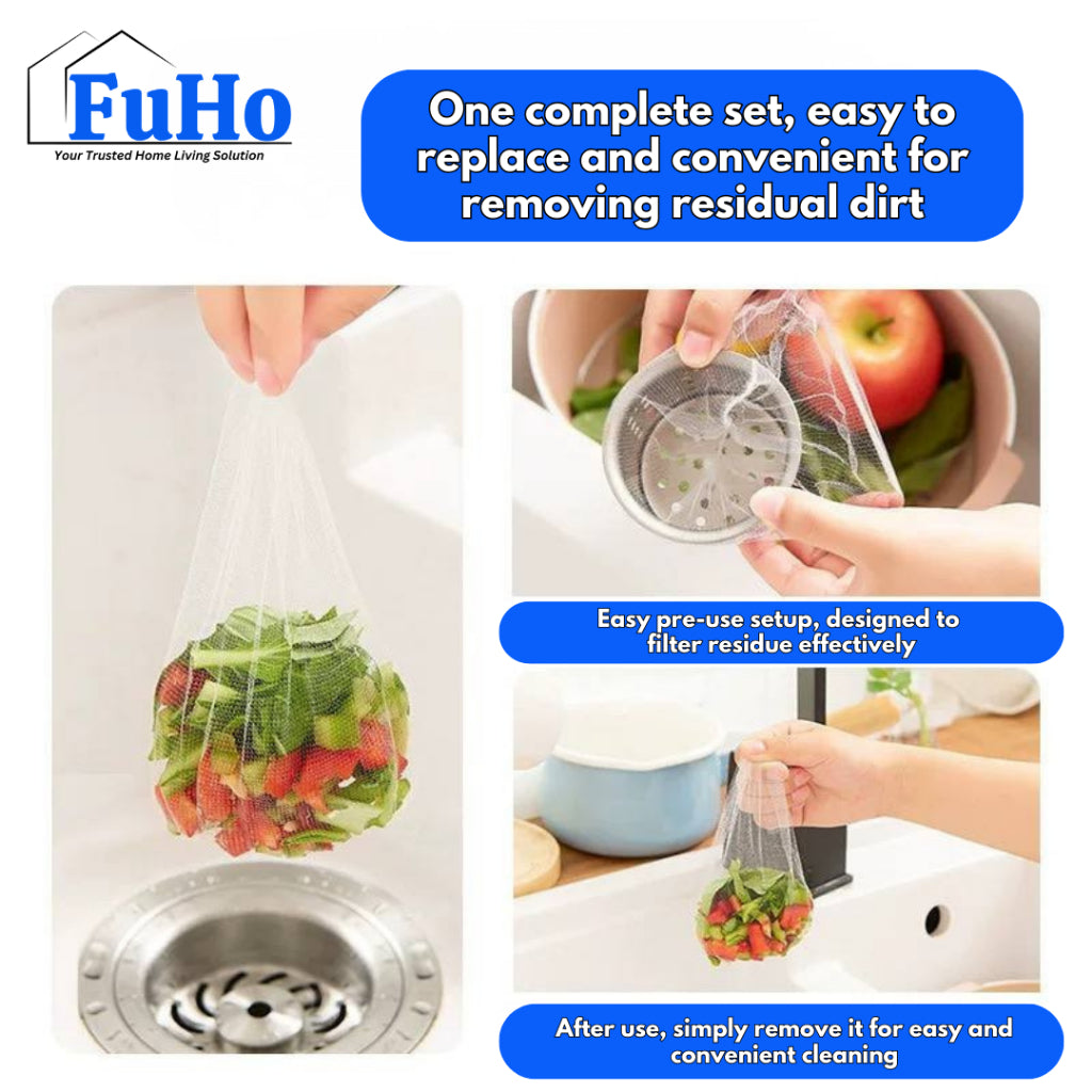🇸🇬READY STOCK🇸🇬 FuHo Disposable Sink Net | Sink Strainers | Sink Anti Blockage | (KIT0078)