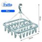 🇸🇬READY STOCK🇸🇬 FuHo Foldable Laundry 32pcs Pegs | Pegs | Laundry Pegs | Hanger | Hangers with Pegs | (HL0321)