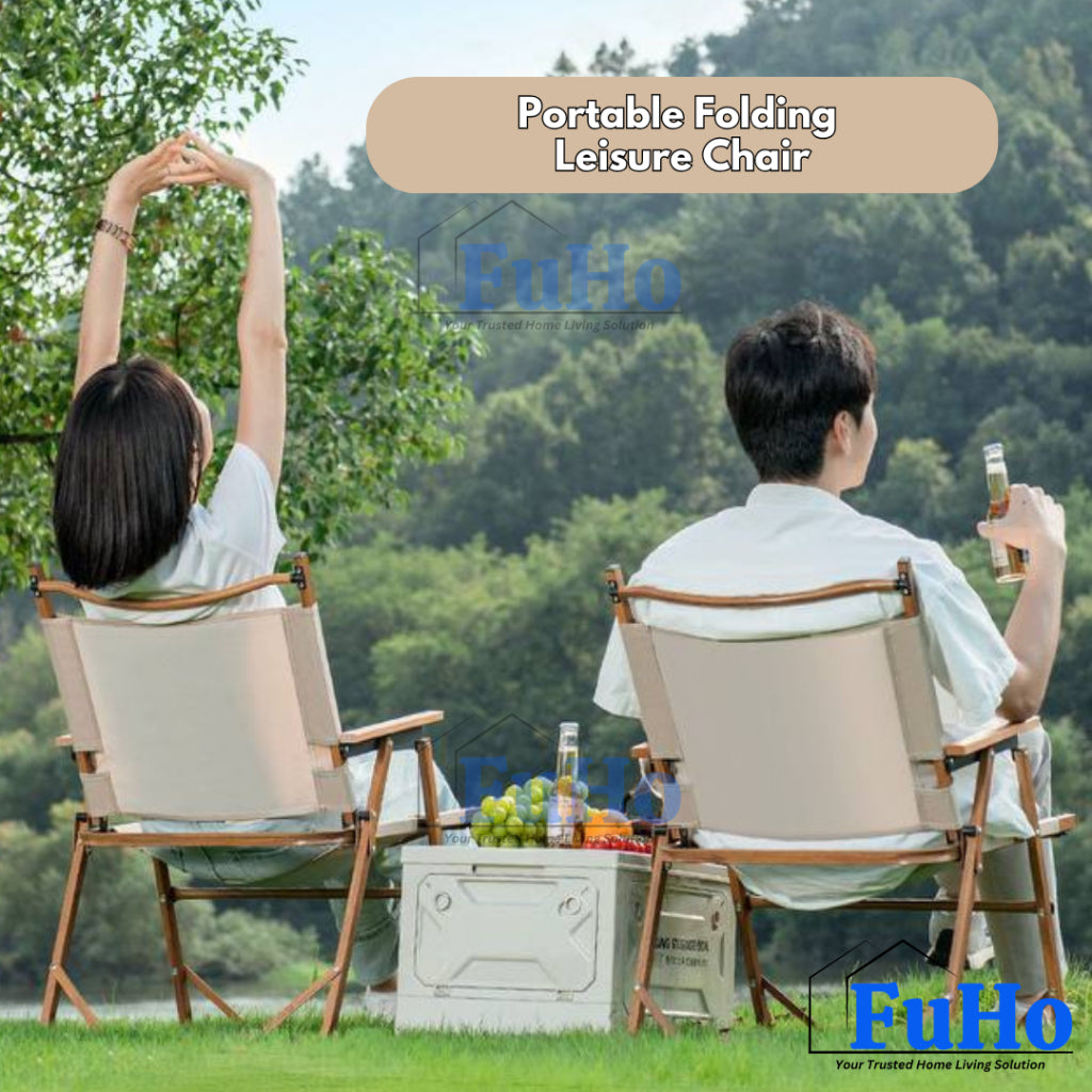 🇸🇬READY STOCK🇸🇬 FuHo Premium Foldable Camping Chair with Backrest | Chair | Camping Chair | Portable Chair | HL0328