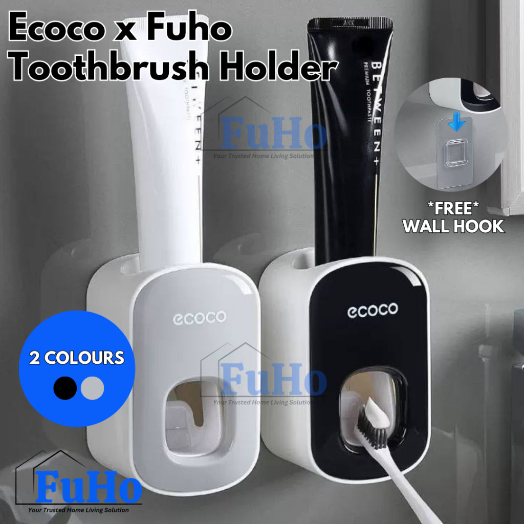 🇸🇬READY STOCK🇸🇬 FuHo x Ecoco Toothpaste Holder | Toothpaste | Toothbrush | Toothpaste Dispensers | TL0049