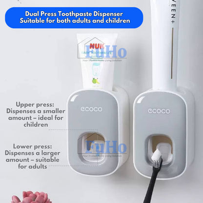 🇸🇬READY STOCK🇸🇬 FuHo x Ecoco Toothpaste Holder | Toothpaste | Toothbrush | Toothpaste Dispensers | TL0049