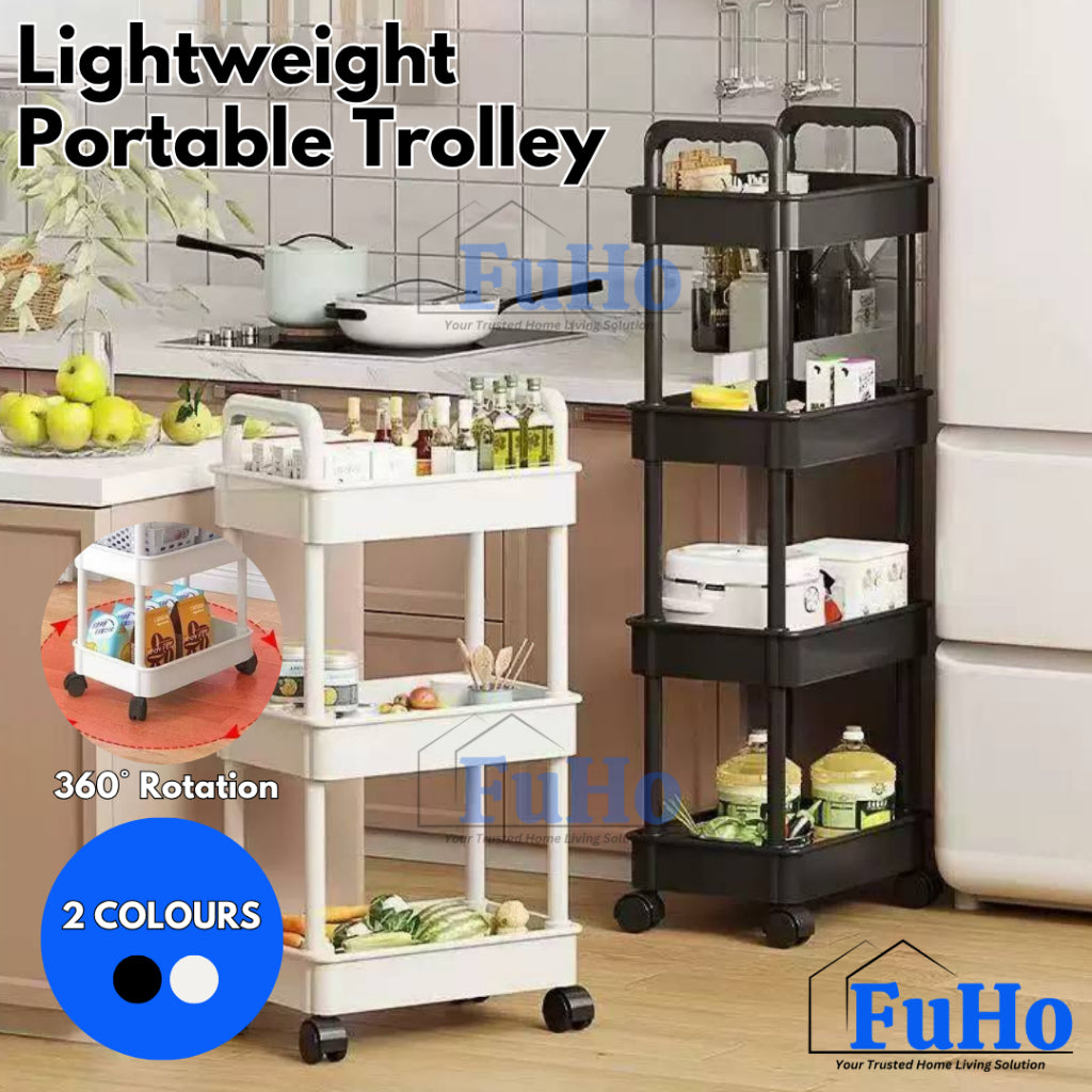 🇸🇬READY STOCK🇸🇬 FuHo x Sando 3 Tier Moveable Storage Trolley  | Organiser Box | Container | Drawer | Wardrobe | HL0325