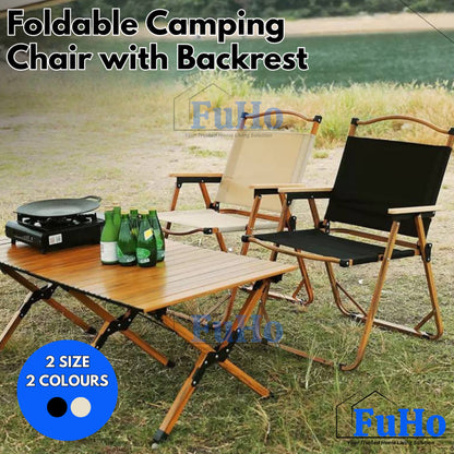 🇸🇬READY STOCK🇸🇬 FuHo Premium Foldable Camping Chair with Backrest | Chair | Camping Chair | Portable Chair | HL0328