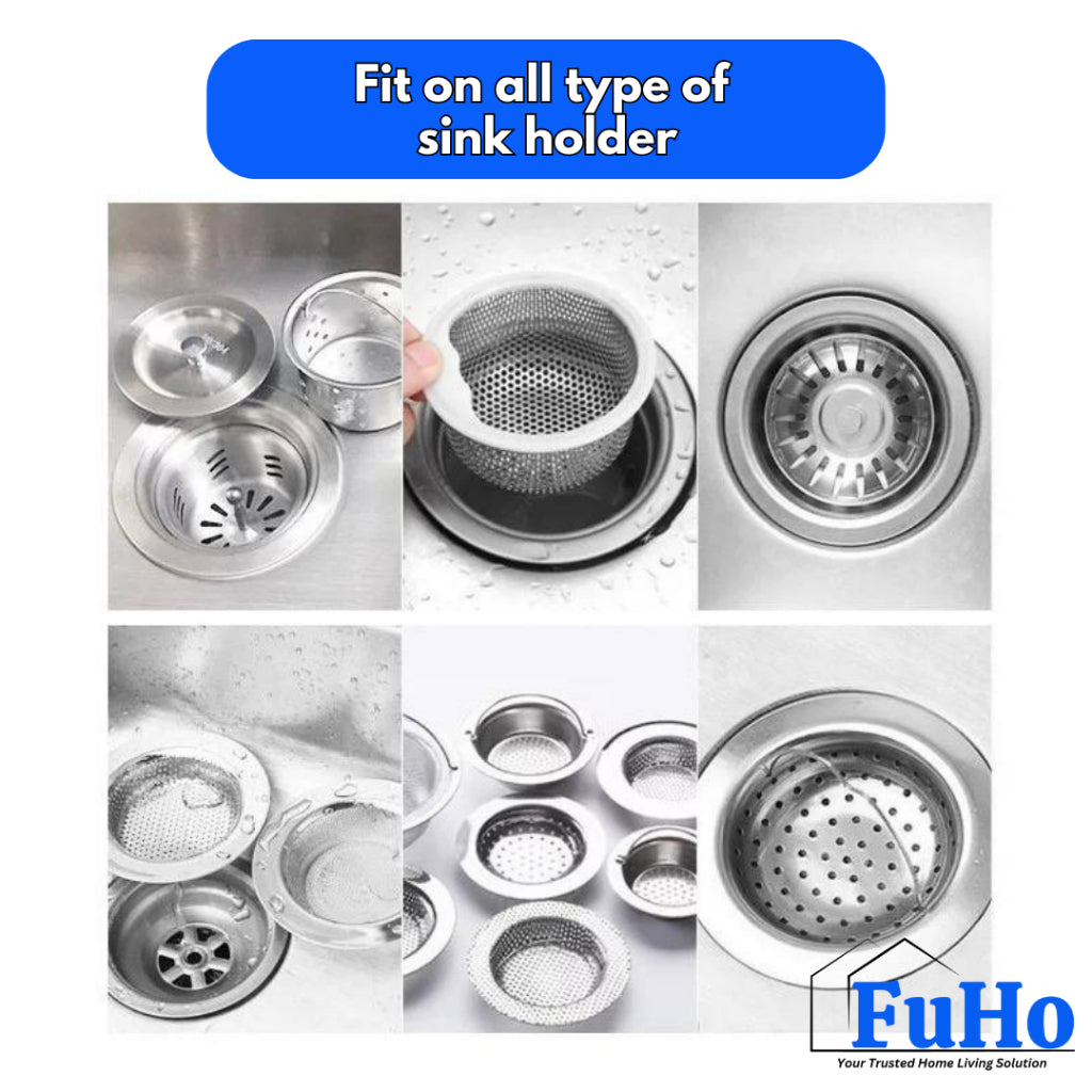 🇸🇬READY STOCK🇸🇬 FuHo Disposable Sink Net | Sink Strainers | Sink Anti Blockage | (KIT0078)