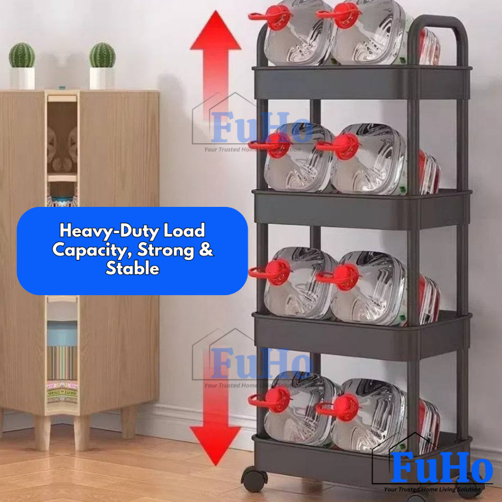 🇸🇬READY STOCK🇸🇬 FuHo x Sando 3 Tier Moveable Storage Trolley  | Organiser Box | Container | Drawer | Wardrobe | HL0325