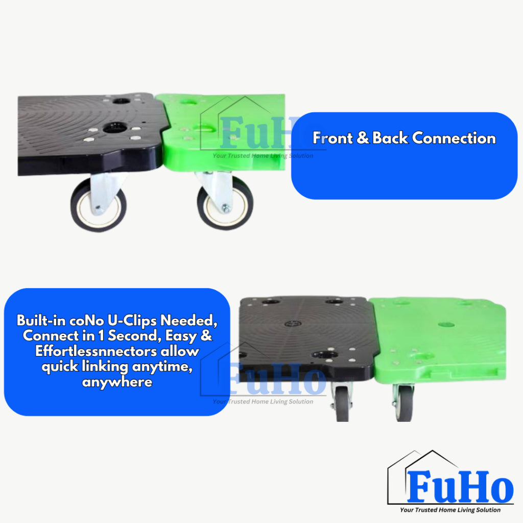🇸🇬READY STOCK🇸🇬 FuHo Industrial Lightweight Trolley | Wooden Trolley | Connected Trolley | Flat Trolley | IND0018