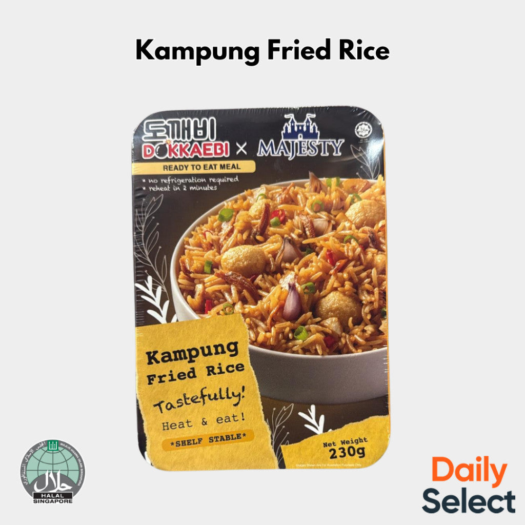 Dokkaebi X Majesty Instant Food | Kampung Fried Rice | Instant Food | Microwave | Nasi Lemak | Instant Rice | IF0004