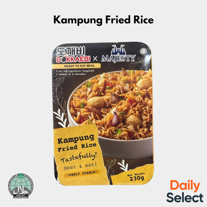 Dokkaebi X Majesty Instant Food | Kampung Fried Rice | Instant Food | Microwave | Nasi Lemak | Instant Rice | IF0004