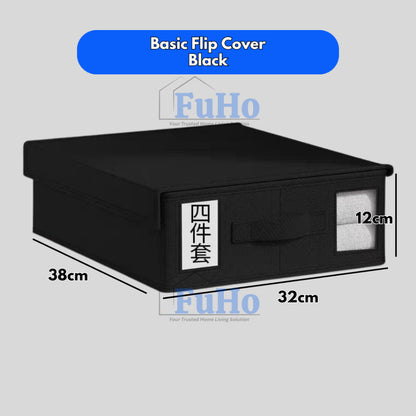 🇸🇬READY STOCK🇸🇬 FuHo Linen Bedsheet Cover Storage Box | Blanket Storage Box | Mattress Storage Box | Curtain (HL0333)