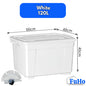 Fuho Transparent Storage Box With Wheel | Plastic Container | Stackable Box | Storage Box (HL0005)