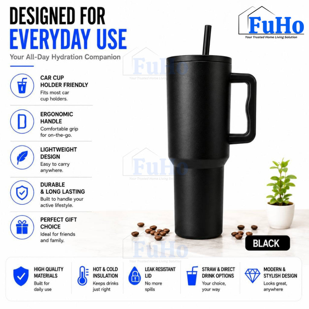 Fuho Everest Travel Tumbler | Bottle | Tumbler | Thermal Tumbler Flask | Water Bottle | Coffee Cup | (HL0337)