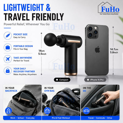 Fuho Pulse One Portable Electric Massage Gun | Massage Gun | Portable Massage Gun | Mini Massage Gun | (HL0335)