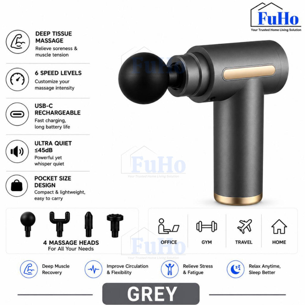 Fuho Pulse One Portable Electric Massage Gun | Massage Gun | Portable Massage Gun | Mini Massage Gun | (HL0335)