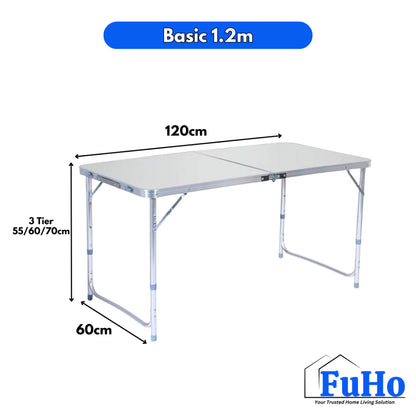 🇸🇬READY STOCK🇸🇬 FuHo Foldable Aluminium Table | Portable Table | Picnic Table | Aluminium Table (HL0318)