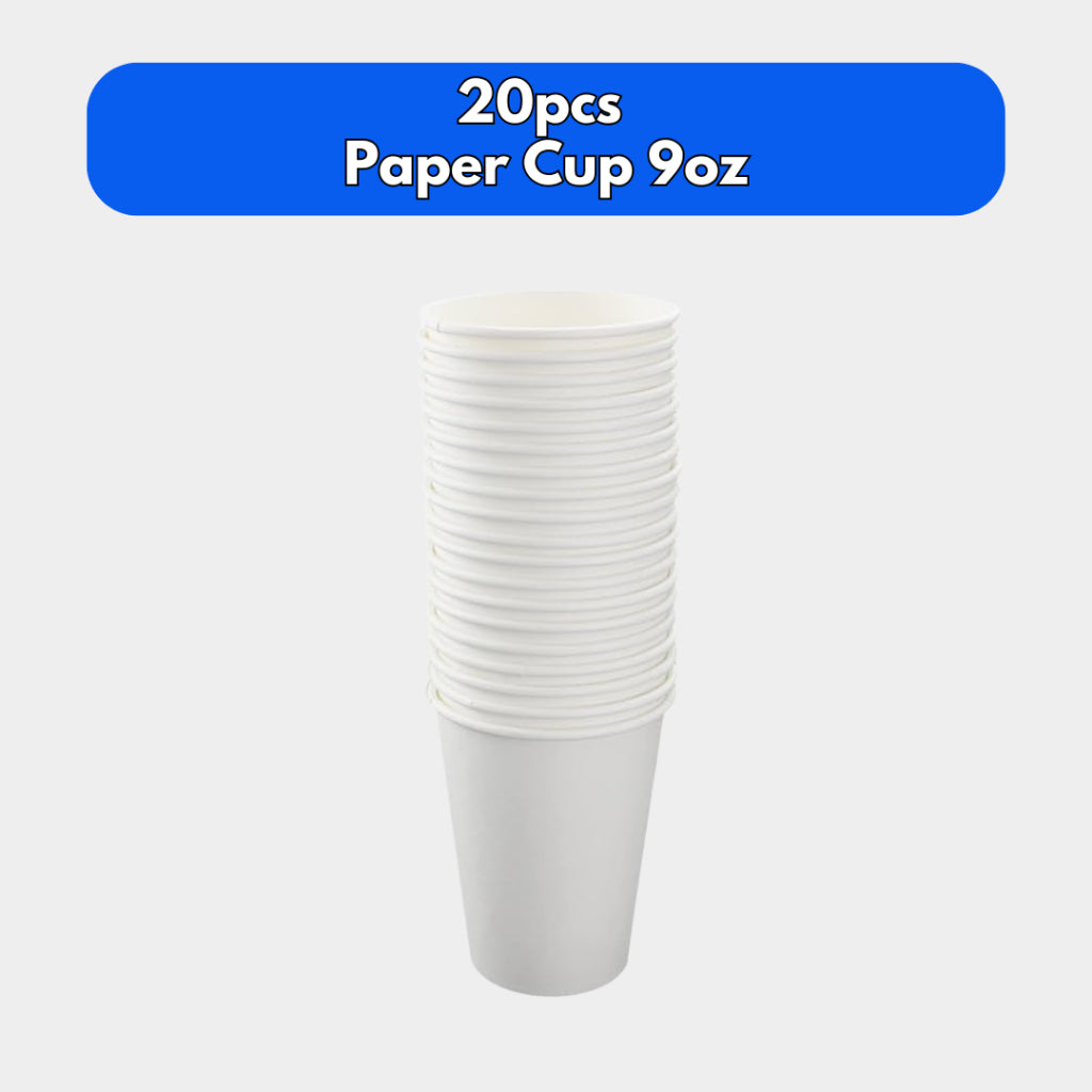🇸🇬READY STOCK🇸🇬 FuHo Paper Plate | Plastic Fork | Plastic Spoon | Plastic Cups | Disposable Cutlery | (HL0319)