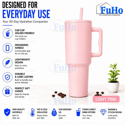 Fuho Everest Travel Tumbler | Bottle | Tumbler | Thermal Tumbler Flask | Water Bottle | Coffee Cup | (HL0337)
