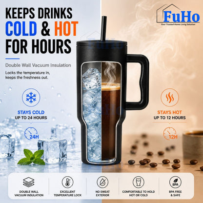 Fuho Everest Travel Tumbler | Bottle | Tumbler | Thermal Tumbler Flask | Water Bottle | Coffee Cup | (HL0337)