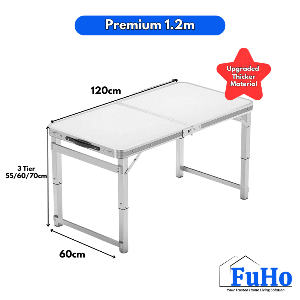 🇸🇬READY STOCK🇸🇬 FuHo Foldable Aluminium Table | Portable Table | Picnic Table | Aluminium Table (HL0318)