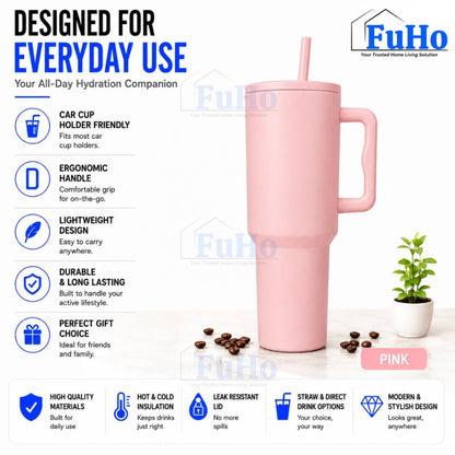Fuho Everest Travel Tumbler | Bottle | Tumbler | Thermal Tumbler Flask | Water Bottle | Coffee Cup | (HL0337)