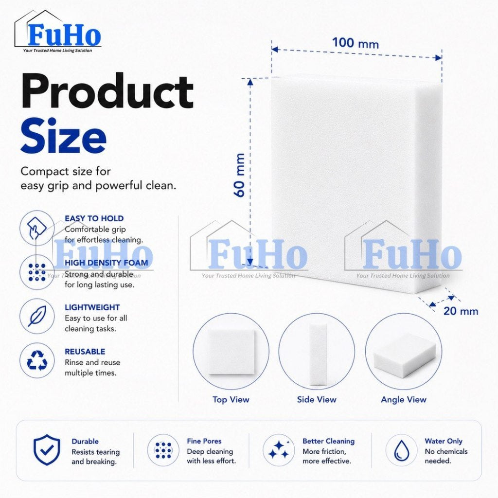 🇸🇬READY STOCK🇸🇬 FuHo Magic Foam | Magic Sponge | Sponge Eraser | (KIT0079)