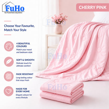Fuho Ice Silk Blanket | Cooling Quilt Blanket | (HL0342)