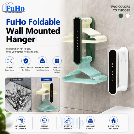 Fuho Foldable Wall Mounted Hanger | Hanger Rack | Hanger | Hanger and Pegs | (HL0352)