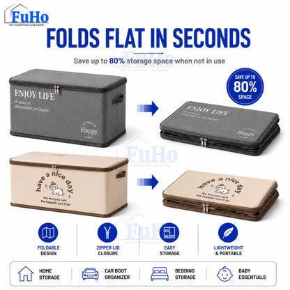 Fuho OrganiBox Storage | Storage Box | Foldable Storage Box | (HL0339)