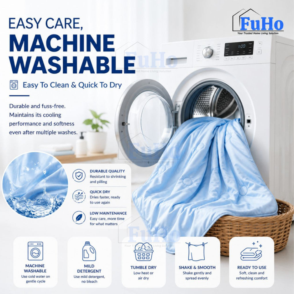 Fuho Ice Silk Blanket | Cooling Quilt Blanket | (HL0342)