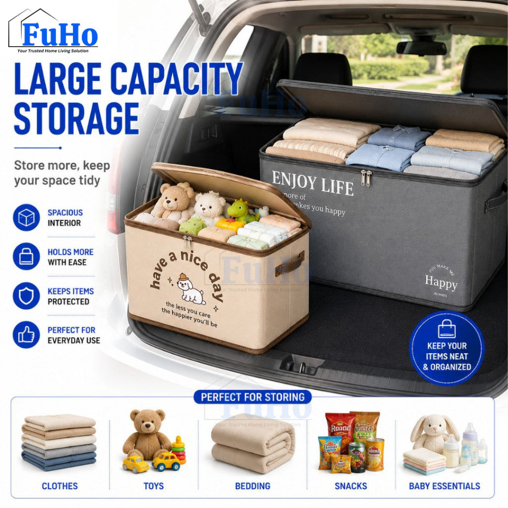 Fuho OrganiBox Storage | Storage Box | Foldable Storage Box | (HL0339)
