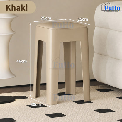 Fuho Halo Leather Stool | Stackable Chair | Windmill Chair | Stackable Benches (HL0348)
