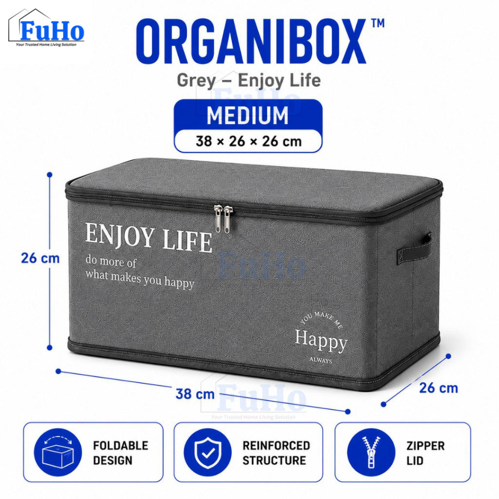 Fuho OrganiBox Storage | Storage Box | Foldable Storage Box | (HL0339)