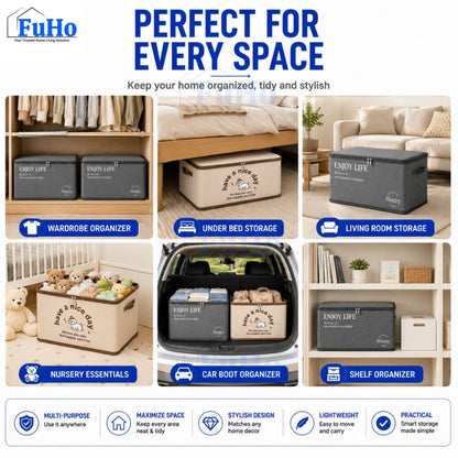 Fuho OrganiBox Storage | Storage Box | Foldable Storage Box | (HL0339)