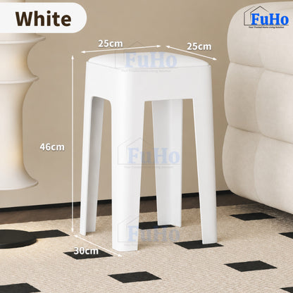 Fuho Halo Leather Stool | Stackable Chair | Windmill Chair | Stackable Benches (HL0348)
