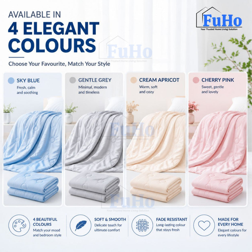 Fuho Ice Silk Blanket | Cooling Quilt Blanket | (HL0342)