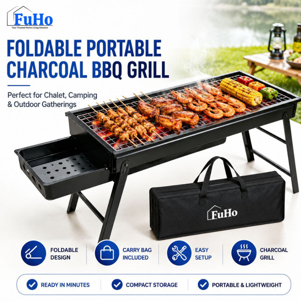 Fuho Foldable Portable BBQ Pit | BBQ Pit | Portable BBQ Pit | (HL0340)