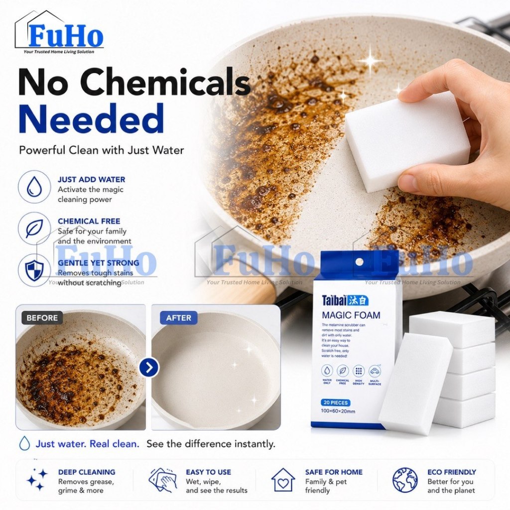 🇸🇬READY STOCK🇸🇬 FuHo Magic Foam | Magic Sponge | Sponge Eraser | (KIT0079)