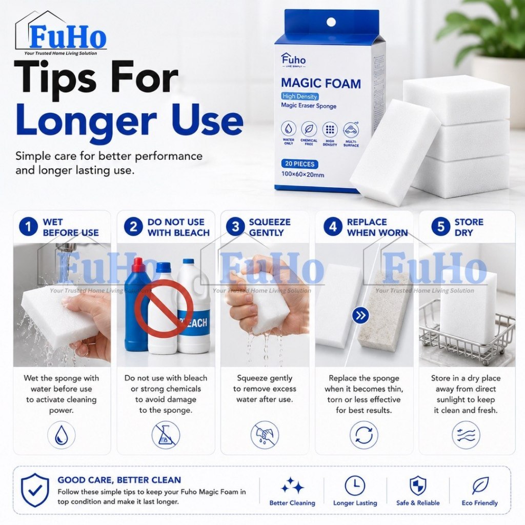 🇸🇬READY STOCK🇸🇬 FuHo Magic Foam | Magic Sponge | Sponge Eraser | (KIT0079)