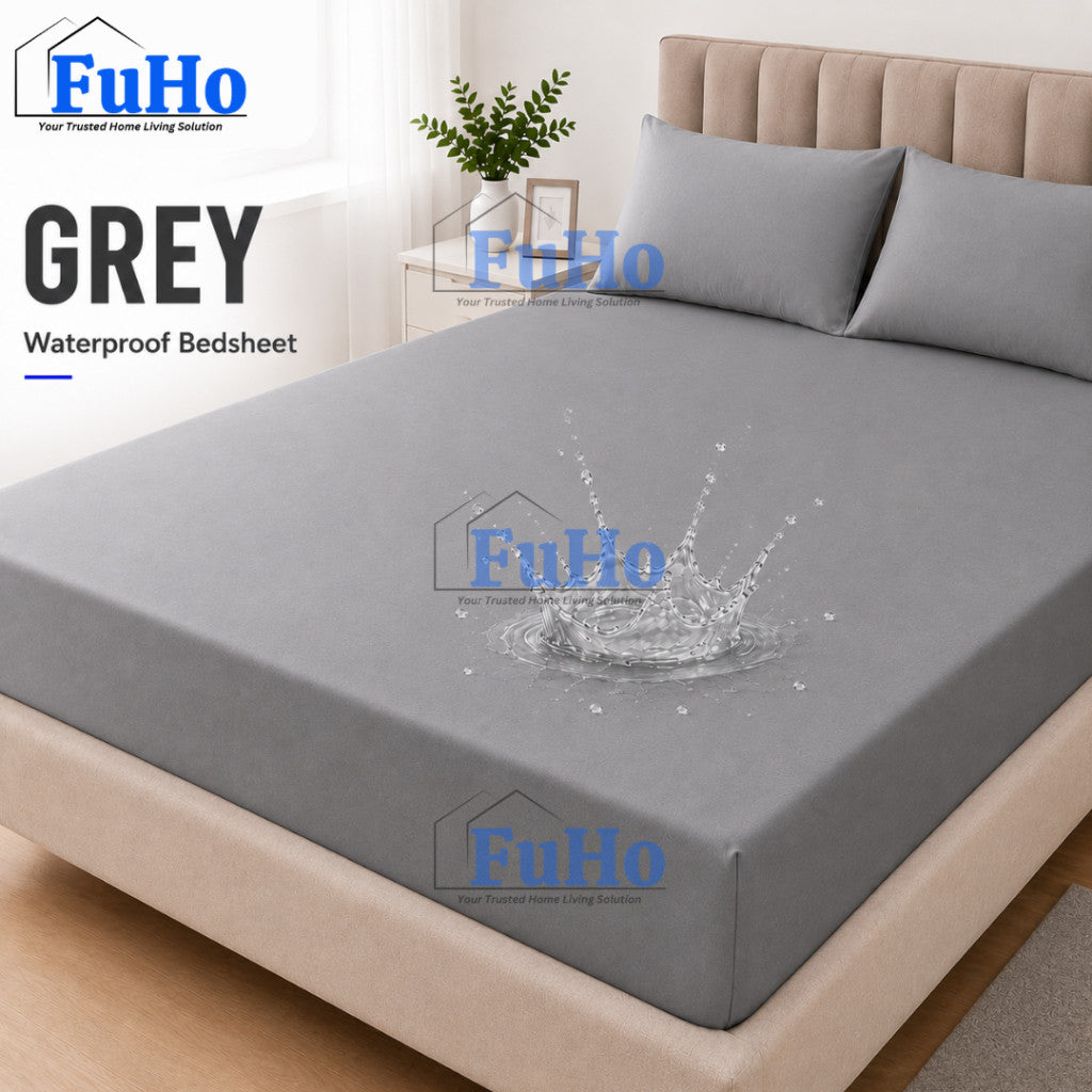 Fuho Waterproof BedSheet | Bed Sheet | Pillow Case | Mattress Protector | (HL0345)