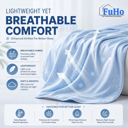 Fuho Ice Silk Blanket | Cooling Quilt Blanket | (HL0342)