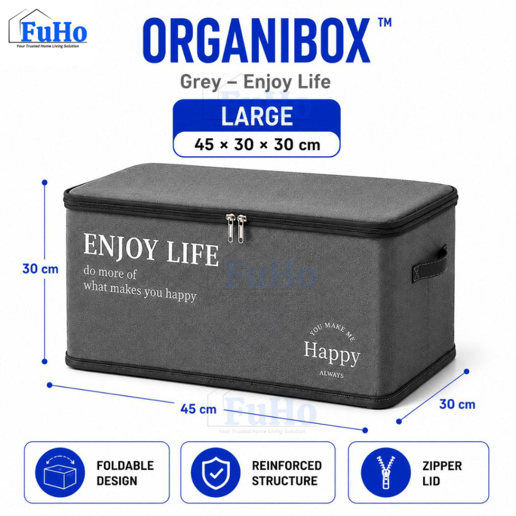 Fuho OrganiBox Storage | Storage Box | Foldable Storage Box | (HL0339)