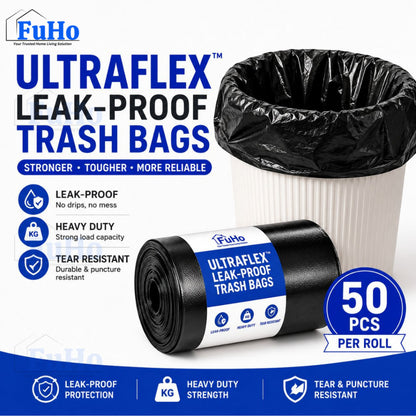 Fuho UltraFlex Leak Proof Trash Bag | Dustbin Bag | Plastic Bag | Trash Bin