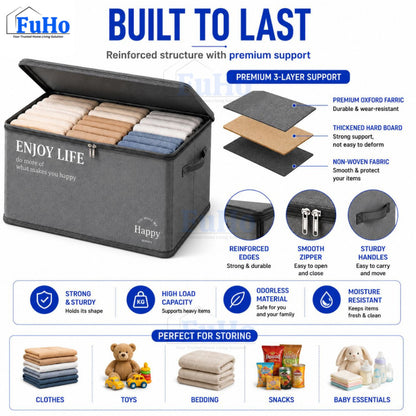 Fuho OrganiBox Storage | Storage Box | Foldable Storage Box | (HL0339)
