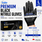 Fuho Black Nitrile Gloves | Disposable Gloves | Black Gloves | Food Grade Gloves (HL0343)
