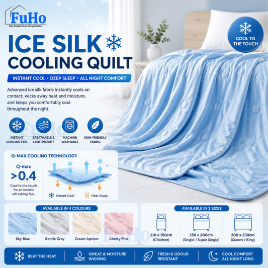 Fuho Ice Silk Blanket | Cooling Quilt Blanket | (HL0342)