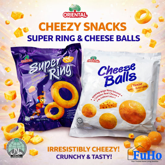 🇸🇬READY STOCK🇸🇬 FuHo Super Ring | Cheese Ball  | Snacks | Snack | Biscuit | Cracker | Chips | Chocolate | (S000040)
