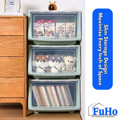 🇸🇬READY STOCK🇸🇬 FuHo Kura Stackable Storage Box | Organiser Box | Container | Drawer | Wardrobe | HL0325