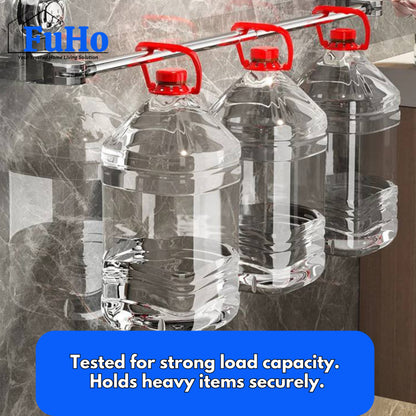 🇸🇬READY STOCK🇸🇬 FuHo Adjustable Toilet Rack | Clothes Rack | Towel Rack | Bathroom Rack (TL0058)