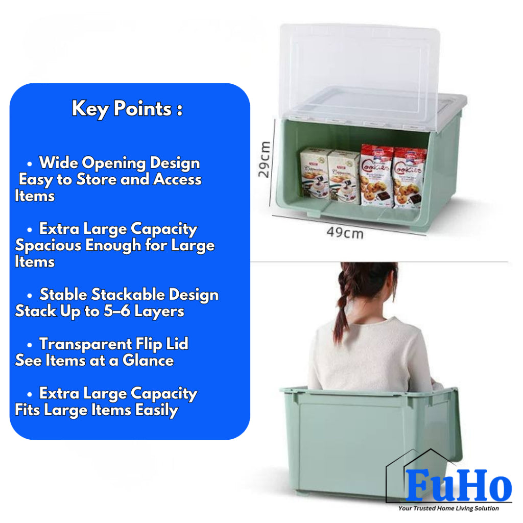 🇸🇬READY STOCK🇸🇬 FuHo Kura Stackable Storage Box | Organiser Box | Container | Drawer | Wardrobe | HL0325