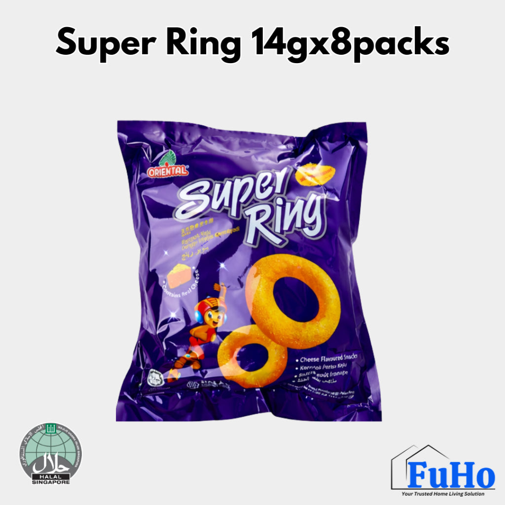 🇸🇬READY STOCK🇸🇬 FuHo Super Ring | Cheese Ball  | Snacks | Snack | Biscuit | Cracker | Chips | Chocolate | (S000040)